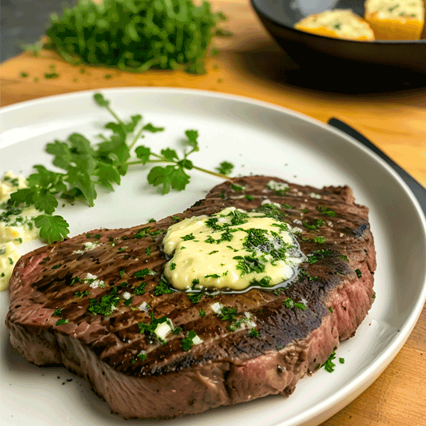 Keto Steak with Garlic Butter